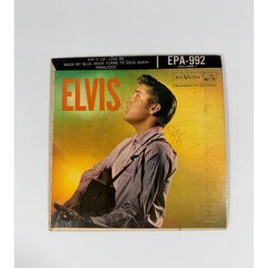 Elvis Presley “Elvis” RCA Victor EPA-992 Volume 1 45 RPM Record With Sleeve 1956